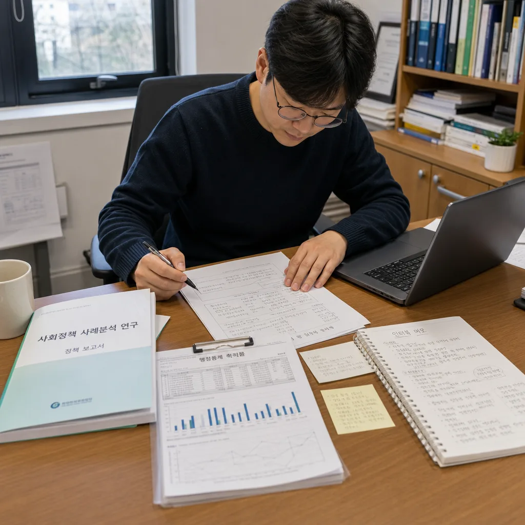 사회 정책 사례연구 방법을 설계하는 연구자